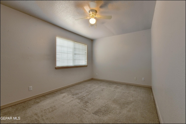 3517 Tierra Bahia Dr, El Paso, TX 79938 - carpeted spare room featuring ceiling fan and baseboards
