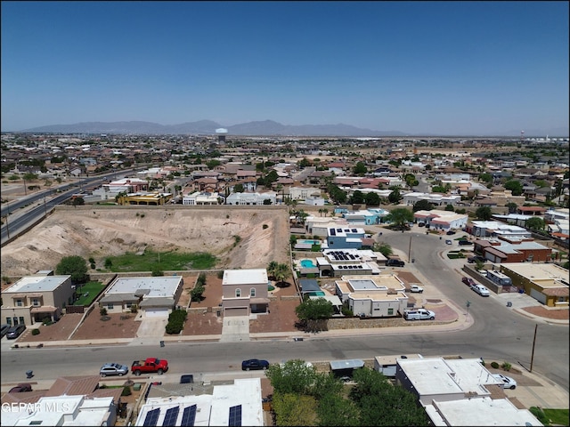 3517 Tierra Bahia Dr, El Paso, TX 79938 - aerial perspective of suburban area featuring a mountain backdrop
