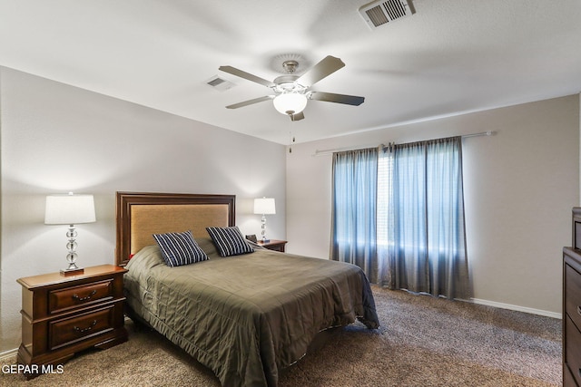 14744 Charles Foster Ave, El Paso, TX 79938 - carpeted bedroom featuring baseboards and a ceiling fan