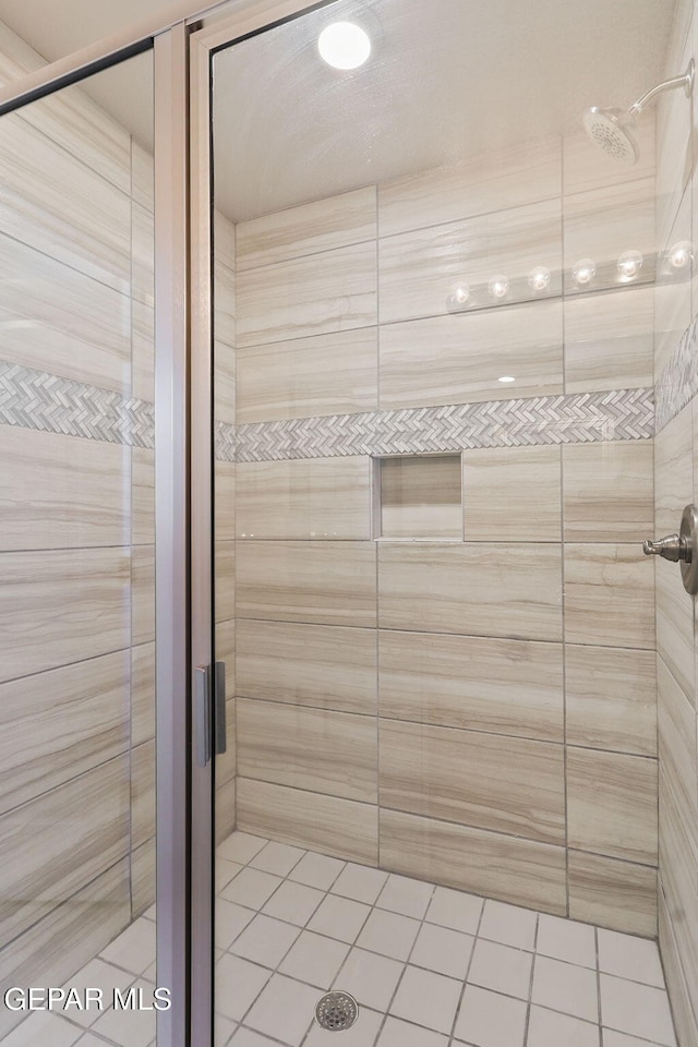 14744 Charles Foster Ave, El Paso, TX 79938 - full bath with a shower stall and tile patterned floors