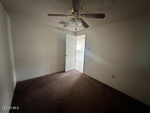 209 Durrill Rd, El Paso, TX 79915 - unfurnished room featuring carpet and ceiling fan