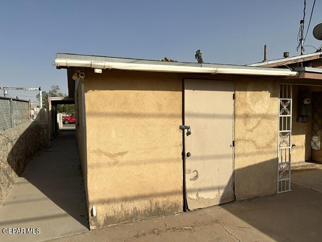 209 Durrill Rd, El Paso, TX 79915 - view of garage