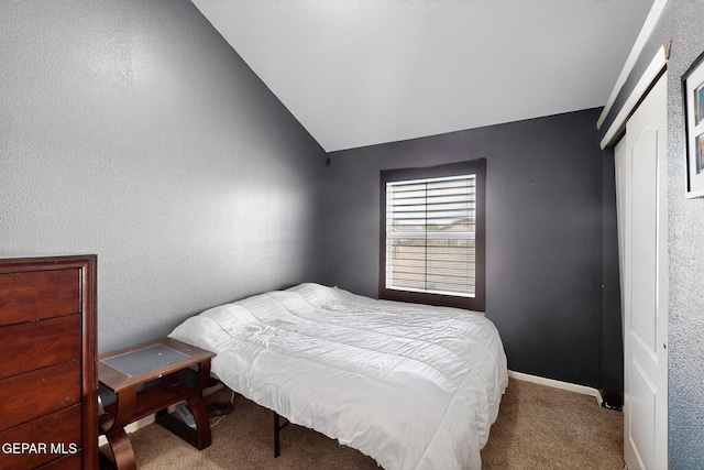 4640 Beacham St, El Paso, TX 79938 - bedroom featuring carpet floors and vaulted ceiling