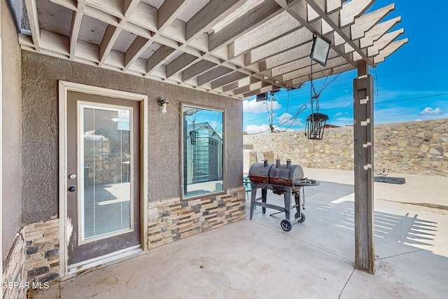 4640 Beacham St, El Paso, TX 79938 - view of patio featuring a grill