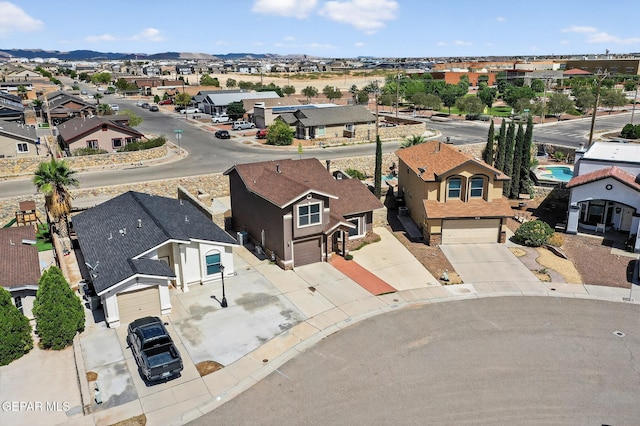 4640 Beacham St, El Paso, TX 79938 - aerial perspective of suburban area