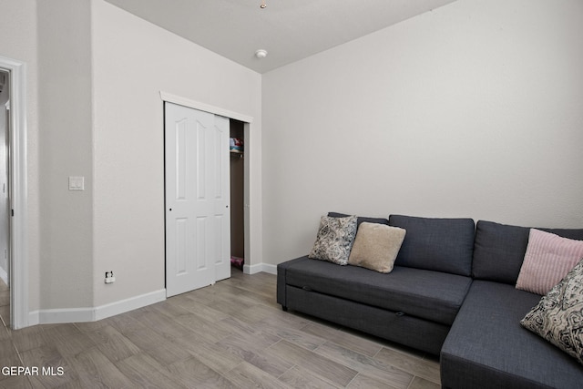 12334 Westbury, El Paso, TX 79928 - living room featuring wood finished floors and baseboards