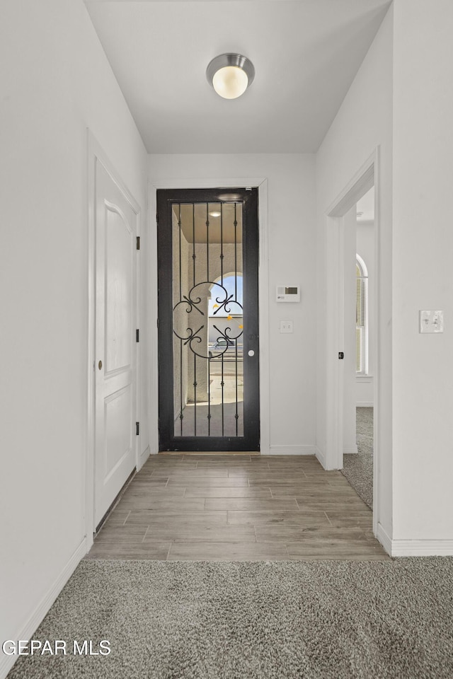 224 Penbridge Pl, El Paso, TX 79928 - foyer entrance with wood finished floors and baseboards