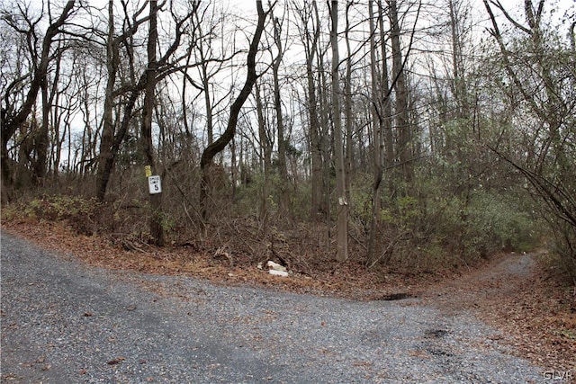 view of road