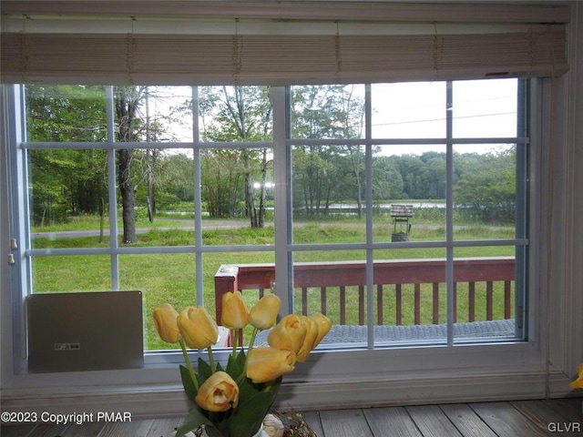 unfurnished sunroom with a healthy amount of sunlight