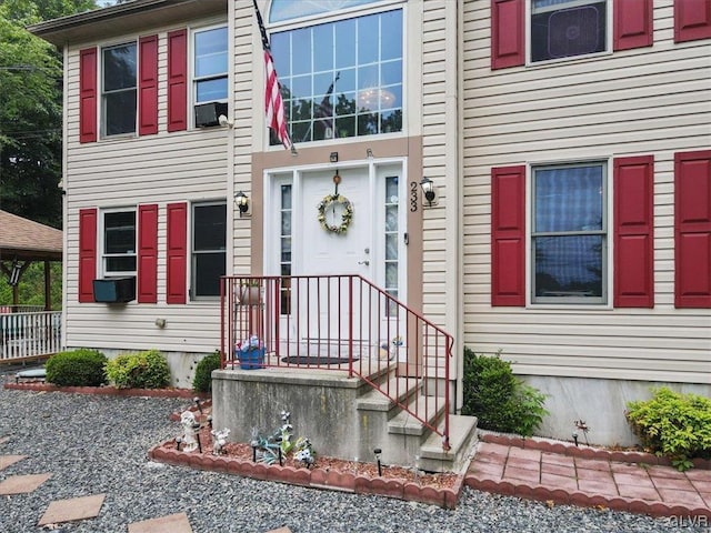 view of entrance to property