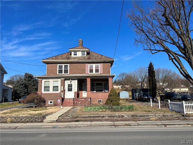 view of front of house featuring a porch