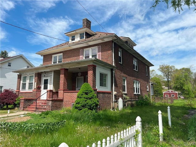 view of front of property