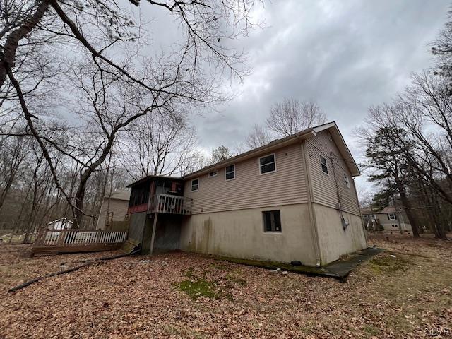 view of rear view of property