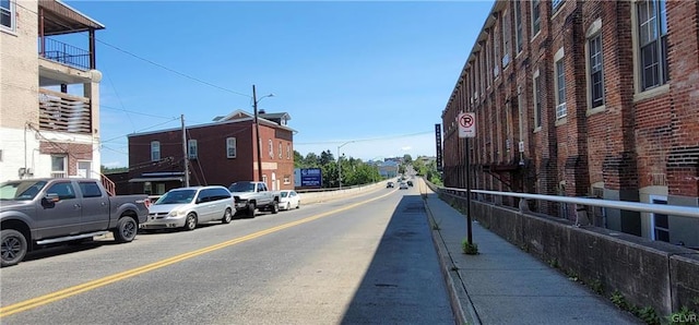 view of road