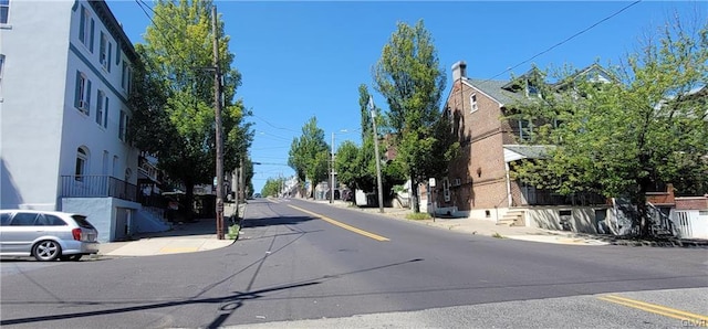 view of road