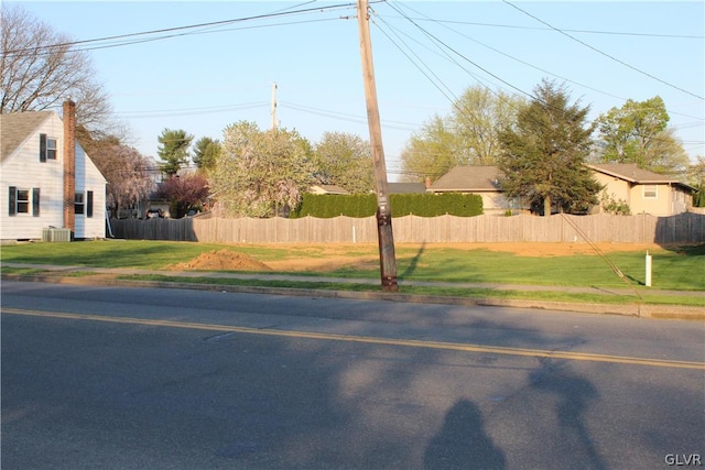 view of road