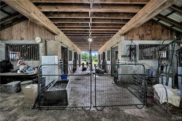 view of stable