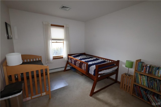 bedroom with carpet flooring