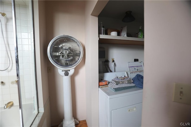 laundry room featuring washer / clothes dryer