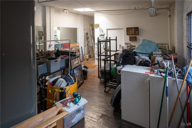 view of storage room