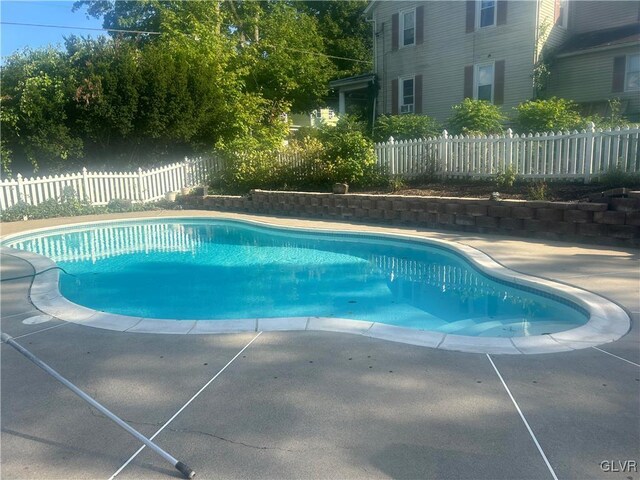 view of pool