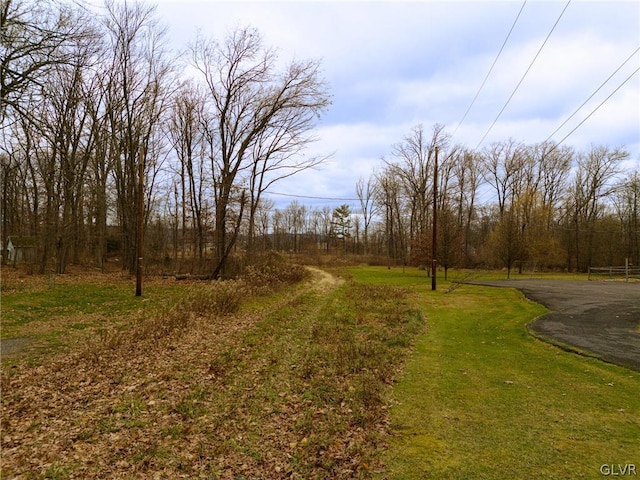 view of road