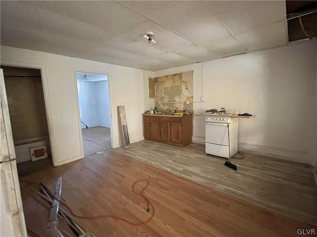 interior space featuring hardwood / wood-style flooring