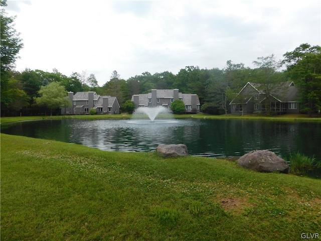 view of water feature