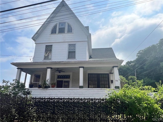 55 S Walnut St, Lansford Borough, PA 18232 - view of front of property with a porch