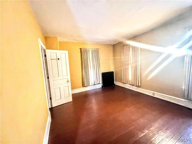 55 S Walnut St, Lansford Borough, PA 18232 - interior space featuring dark wood-style floors and baseboards