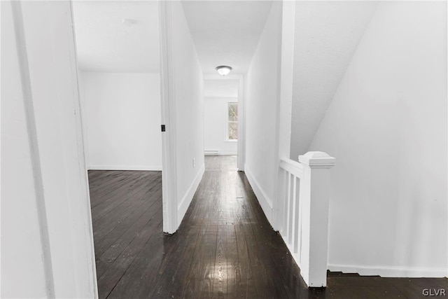 hallway featuring hardwood / wood-style floors