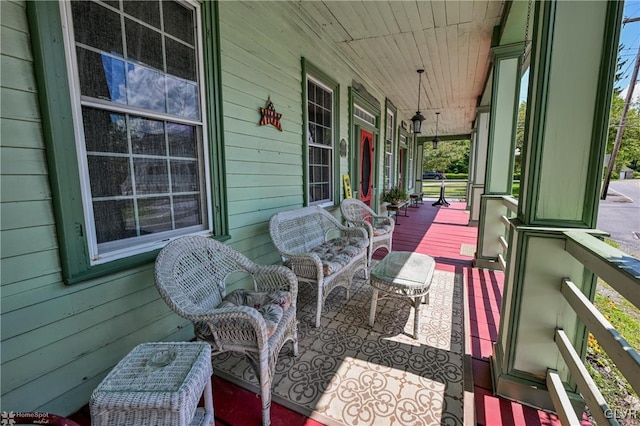 view of patio / terrace featuring a porch