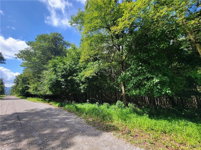 view of road