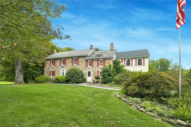 view of colonial-style house