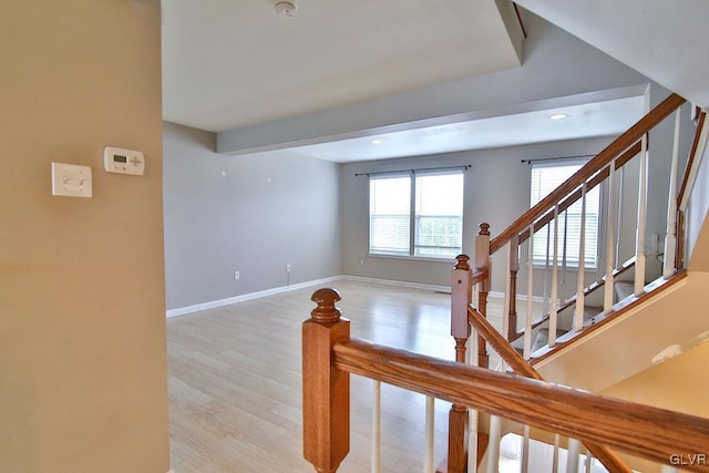 interior space featuring light hardwood / wood-style flooring