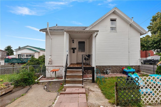 view of bungalow-style house