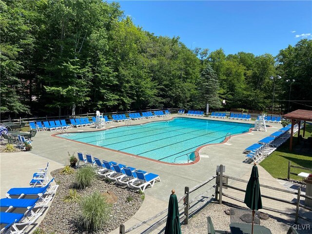 view of swimming pool