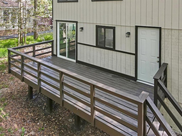 223 Wyalusing Dr, Coolbaugh Twp, PA 18347 - view of wooden deck