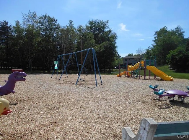 view of communal playground