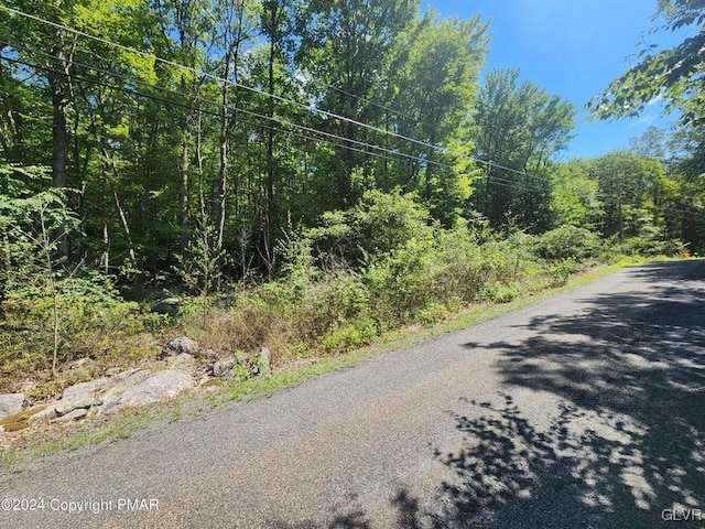 view of road