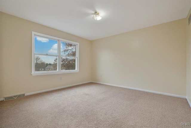 empty room with carpet floors