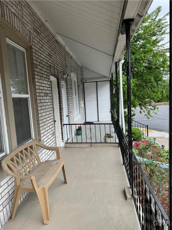 view of patio with covered porch