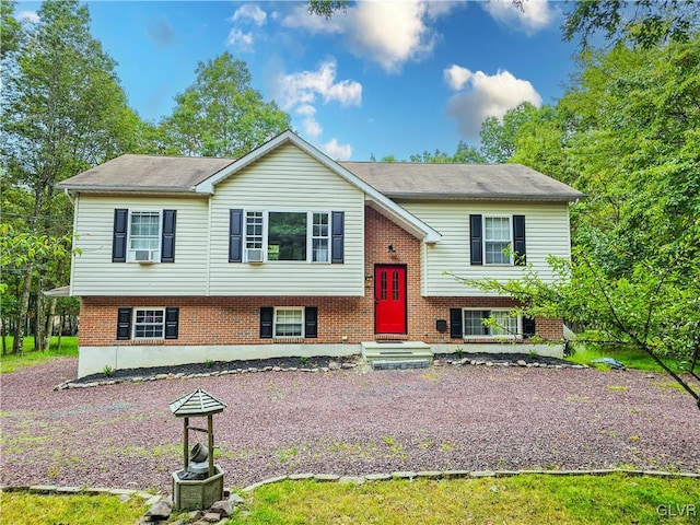 view of split foyer home