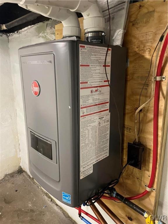 utilities with water heater