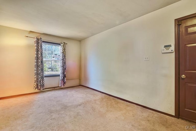 empty room with carpet floors