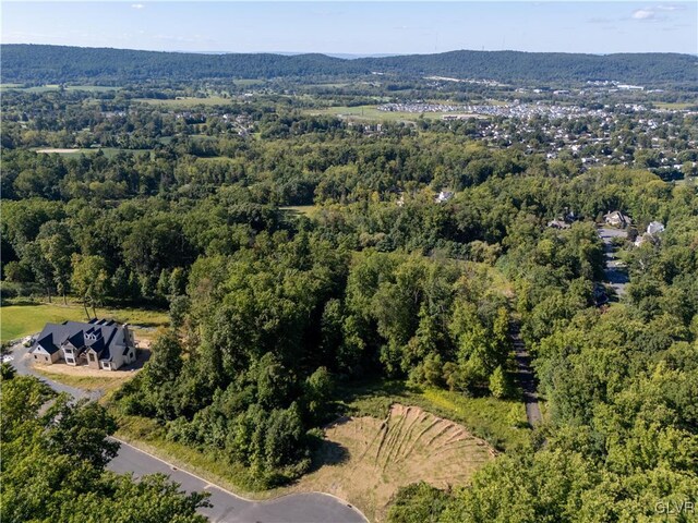 5310 Saucon Ridge Rd, Upper Saucon Twp, PA 18036 - aerial view of property's location with a heavily wooded area