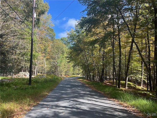 view of road