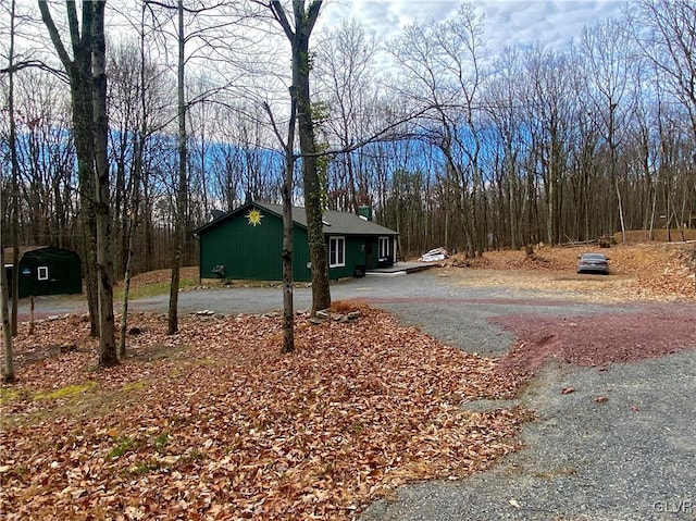 view of property exterior