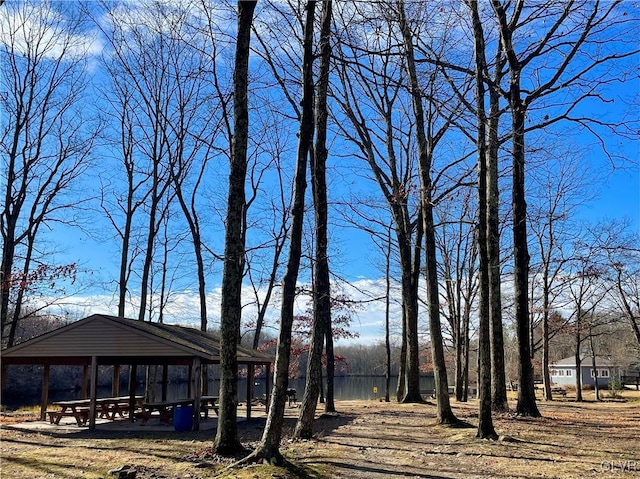 surrounding community with a gazebo