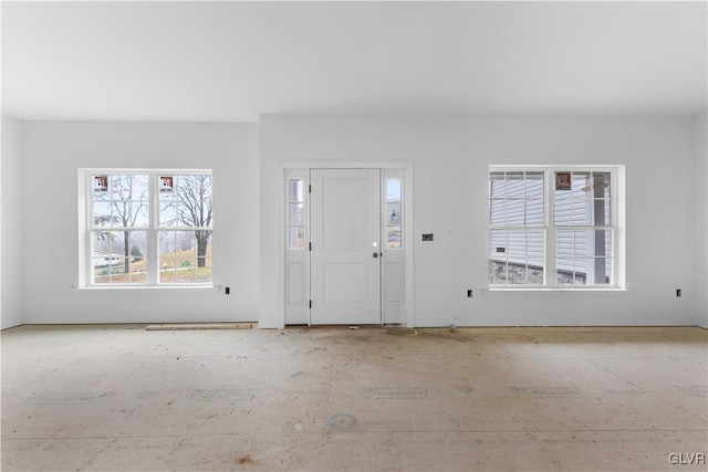 view of entrance foyer